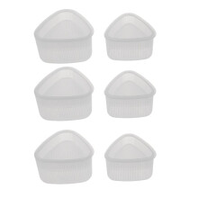6 PCs Triangular Form Sushi Mold Onigiri Rice Frame Food Mould Decorating Tools