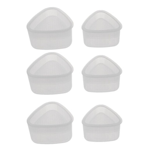 6 St Sushiform i TrianguläR Form Onigiri Rice  Ram Matform Dekorationsverktyg 1