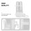 2Pcs White Plastic Poultry Drinking Fountain Automatic Bird Feeder 5