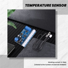 7 Channel RS485 NTC Temperature Sensor Measurement MODBUS RTU Paperless Recorder PLC NT18B07