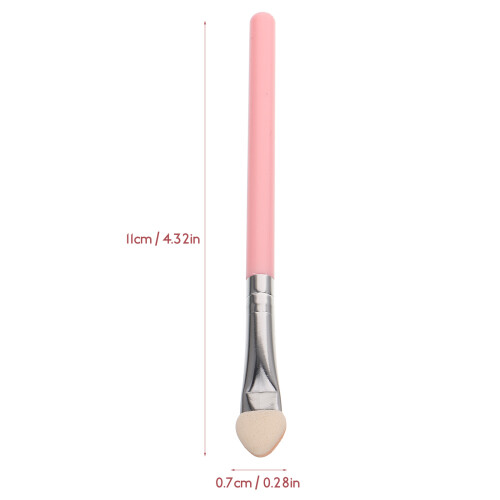 Cosmetics Eye Shadow Brush Pink Plastic Handle for Women 1