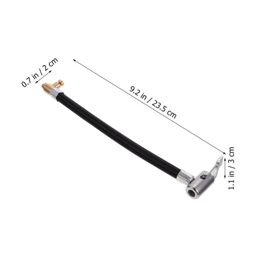1Pc Inflating Extension Tube Lightweight Rubber Air Pump Accessory 1