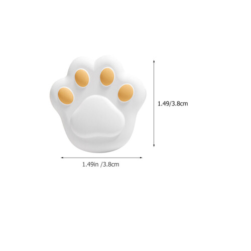 4Pz Paraspigoli in Silicone Bianco Per 1