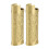 2Pcs Lighter Case Zinc Alloy Floral Gold 53 g 1