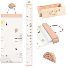 Pack Of 1 Participatory Growth Chart For Kids Wall Deck-K