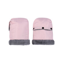 Thermal Strollers Gloves Windproof Snowproof For Infant-Pink