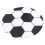 1pack Soccer Ball Rug Small Size For Bedroom Polyester 23.2in 1