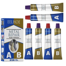 (1SET) 1-3Sets A&B Glue Casting Adhesive Industrial Repair Agent Casting Metal Cast Iron Damaged Crackle Welding Glue