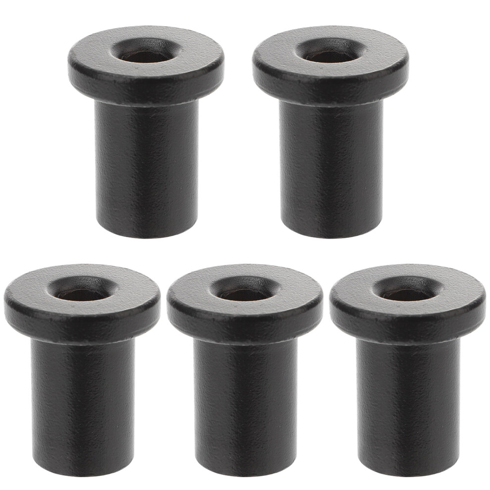 5Pcs Durable Black Barn Door Track Spacers For Wall Mounting Hardware 3741162123240