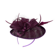 1Pc Chic Headdress Veil Flower Hair Band Party Photo Prop