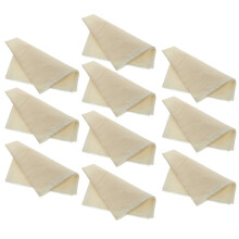 10Pcs Beige Cotton Tofu Filter Cloth Reusable Cheesecloth for Cooking