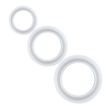3Pcs White Silicone Bangle Mold DIY Bracelet Casting Mold Easy to Use