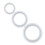 3Pcs White Silicone Bangle Mold DIY Bracelet Casting Mold Easy to Use 1