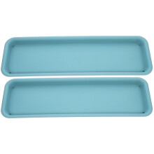 2 Pcs Plant Drip Trays Plastic Saucers For Indoors Flower Pot Water