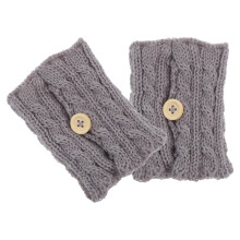 2 Pcs Transparent Floss Wool Knitted Cup Cover