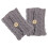2 Pcs Transparent Floss Wool Knitted Cup Cover 1