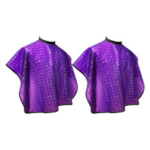Hair Dye Cape Purple 2pcs 32.3x31.5x0.04in