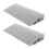 2pcs Accessibility Improvement Ramp Plastic Grey For Doorways 1