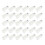 30Pcs Outdoor Light Hooks for String Lights White PP Screw-in Clips 1