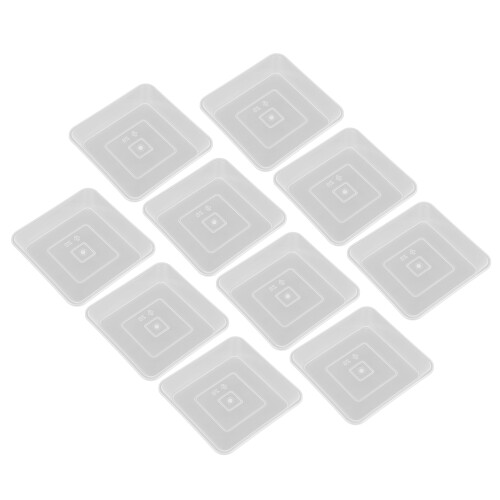10Pcs Clear PP Plant Pot Saucers Practical Indoor Planter Trays