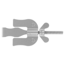 Silver Portable Door Lock Heavy Duty Metal Door Stopper for Hotel