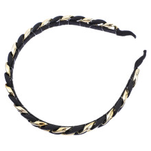 retro resin chain headband for women hair accessory