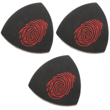 3Pcs Black Ukulele Picks Durable Guitar Plectrums for Home Use