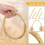 5Rouleaux De Bandes En Bambou Pour Panier DIY Durable 4