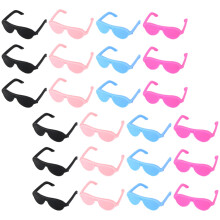 100 Pcs Sunglasses Doll With Glasses Child 3.00x2.80x1.30cm