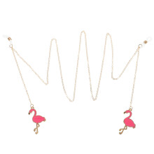 anti drop flamingo glasses chain trendy hanging fashion party prop
