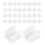 100pcs whiteboard pen clips plastic adhesive holders white 1