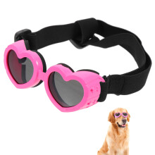 Windproof Dog Glasses Puppy Glasses Pink 1pack Back To School