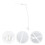 2Sets Universele Babyklamer Steunen Van Staal Wieg 7