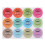 Assorted Color Paper Pellets Storage Container Label Stickers 7