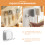 2 Pcs Hanging Toothbrush Holder Wall Storage Holders With Adhesive 5