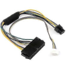 30CM ATX 24Pin to 6Pin Power Supply Cable, Female 24Pin to Male 6Pin Connector, Compatible with HP Elite 8100, 8200, 8300 and 800g1 Desktops, Durable