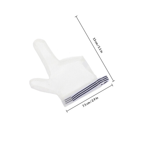 1Paire Anti- Blancs En Nylon Protecteurs Doigt 1