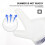 1Paire Anti- Blancs En Nylon Protecteurs Doigt 5