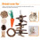 Rat Cage Accessories for Hamsters Grass Ball Small Pet 3