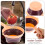 2Pcs Pink Foldable Water Ladle Plastic Scoop Kitchen Water Bailer 4