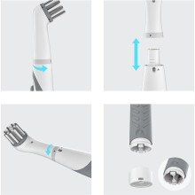 Brosse de Nettoyage éLectrique avec Plusieurs TêTes de Brosse 4 en 1, Brosse MotoriséE Sans Fil pour Salle de Bain, Toilettes, Cuisine, Fissures de