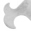 Raindrops Fence Post Finials Fence Topper Prop Silver Iron 2pcs 4