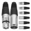 1Set Xlr Balanced Audio Plug Set Voor Gitaar En Microfoon Type 6