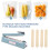 Heat Sealer Replacement P Beige Fabric Iron 4 Sets 6