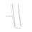 Soundproof Door Bottom Seal Strips White Pvc 2pcs 2