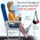 Airline Foot Hammock Spacious Mesh Cloth Footrest 1set 5