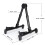 Black Foldable Guitar Holder Stand Lightweight Multipurpose Rack 2