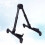 Black Foldable Guitar Holder Stand Lightweight Multipurpose Rack 3