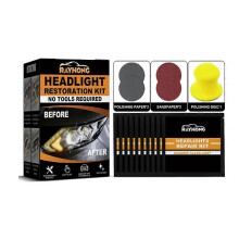 Ceramic Headlight Restoration Kit Headlight Yellowing Repair Set Car Taillight Headlight Cover Scratch Remover Car Accessories