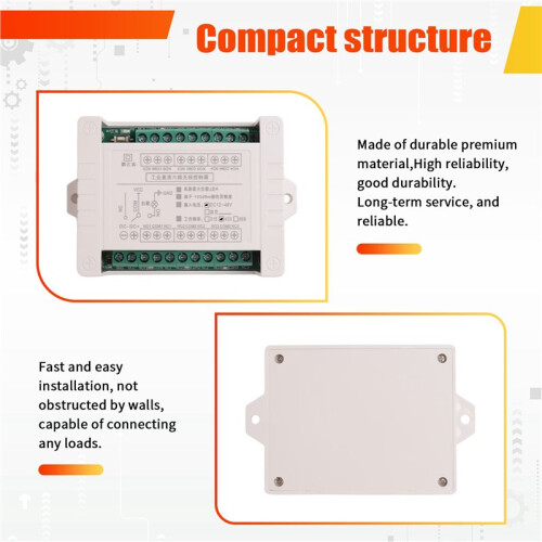 1000m  12/24V Relay Remote  Wireless Remote Control  6 Channel Relay Module Transmitter Receiver 433MHz 2